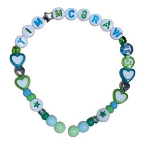 5 for $20 Taylor Swift Handmade Friendship Beaded Bracelet
“Tim McGraw”